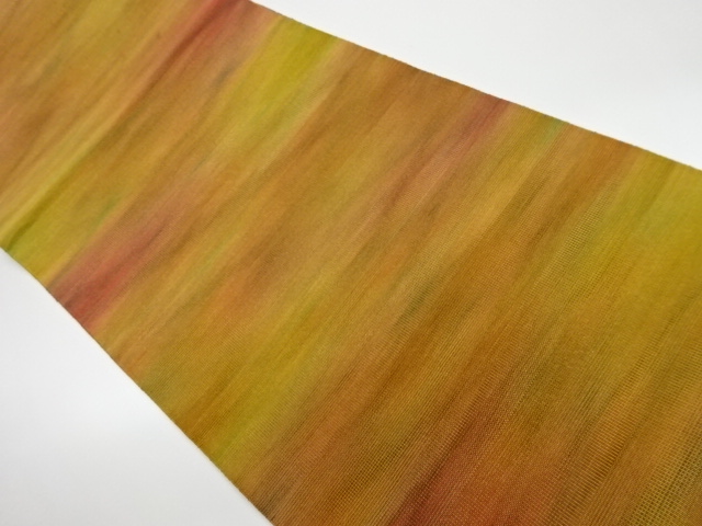 JAPANESE KIMONO / VINTAGE NAGOYA OBI / TSUZURE / WOVEN ABSTRACT PATTERN